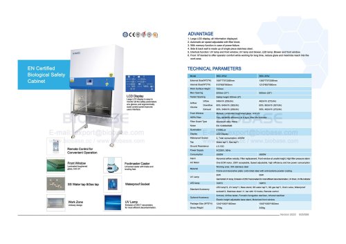 EN Certified Biological Safety Cabinet