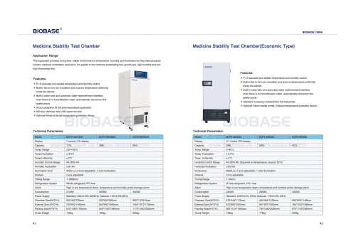 Medicine Stability Test Chamber