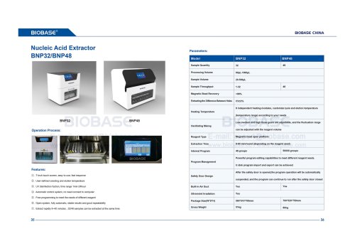 Nucleic Acid Extractor BNP32&BNP48