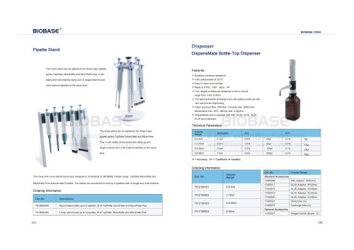 Pipette Stand & DispensMate Bottle-Top Dispenser