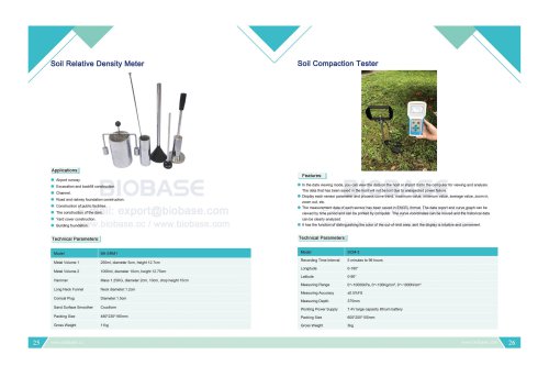 Soil Relative Density Meter&Soil Compaction Tester