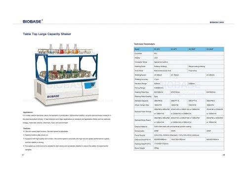 Table Top Large Capacity Shaker