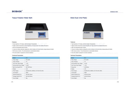 Tissue Flotation Water Bath & Slide Dryer (Hot Plate)