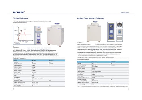 Vertical Autoclave & Vertical Pulse Vacuum Autoclave