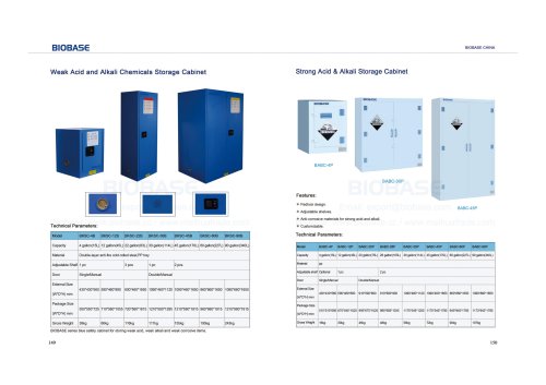 Weak Acid and Alkali Chemicals Storage Cabinet&Strong Acid & Alkali Storage Cabinet