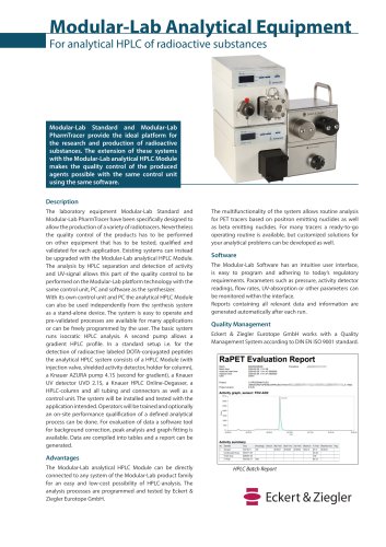 Modular-Lab Analytical Equipment