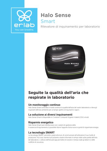 Rilevatore di inquinamento per laboratorio - Halo Sense Smart