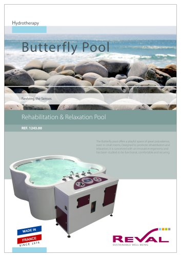 Butterfly pool - reeducation & relaxation pool