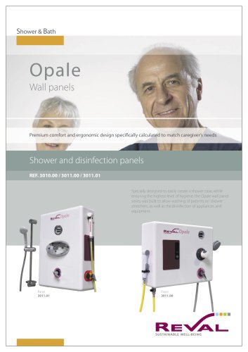 OPALE 3011 - Shower and disinfection panels