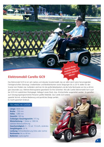 Carello GC9 electric scooter