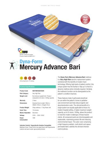 Dyna-Form™ Mercury Advance Bari