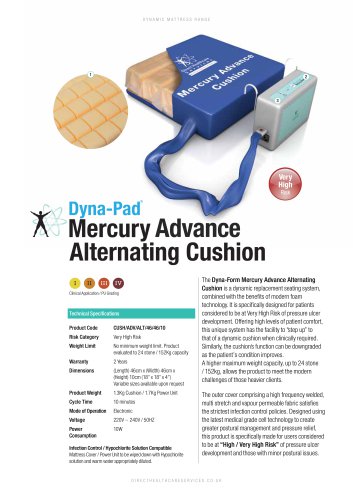 Dyna-Pad™ Mercury Advance