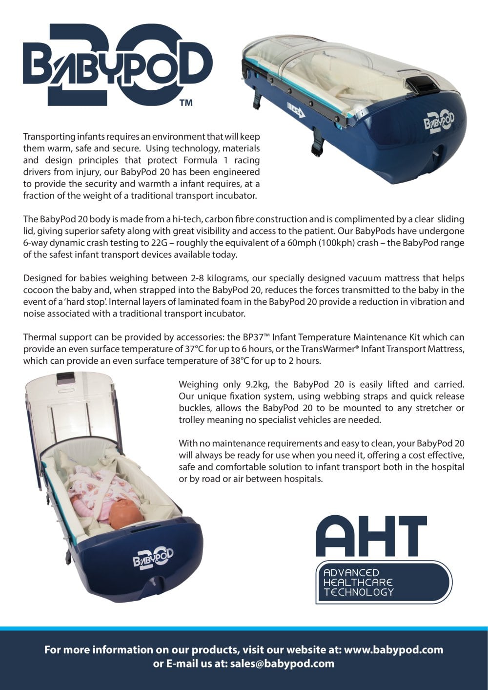 BabyPod 20 - Advanced Healthcare Technology
