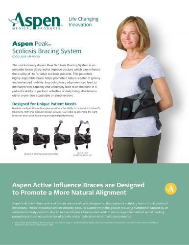 Aspen Peak™ Scoliosis Bracing System