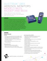 DUSTTRAK™ DRX AEROSOL MONITORS MODELS 8533, 8533EP AND 8534