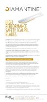 Diamantine Safety Scalpel Catalog