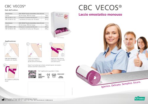 CBC VECOS - Laccio emostatico monouso