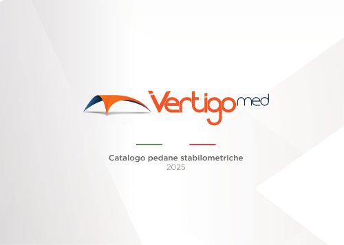 Catalogo Generale pedane posturografiche VERTIGO