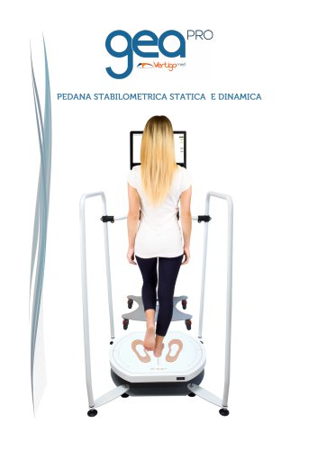 Gea pro - pedana stabilometrica statica e dinamica