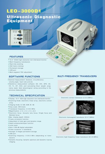 LEO-3000D1 Ultrasound system