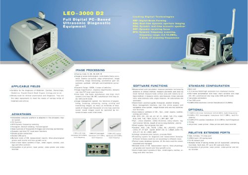 LEO-3000D2 Ultrasonic Diagnostic Equipment