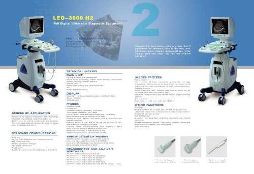 LEO-3000H2 Ultrasound system