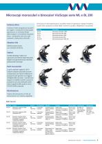 Mono, bino and trinocular microscopes, VisiScope, 200 series - 5