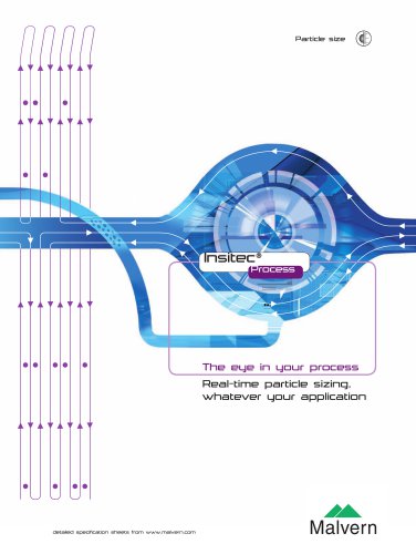 Insitec®Process - Real-Time particle sizing, whatever your application