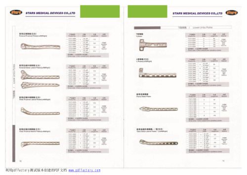 Lower Limbs Plates 01