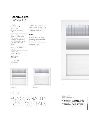 HOSPITALS LED MEDICAL 3-in-1