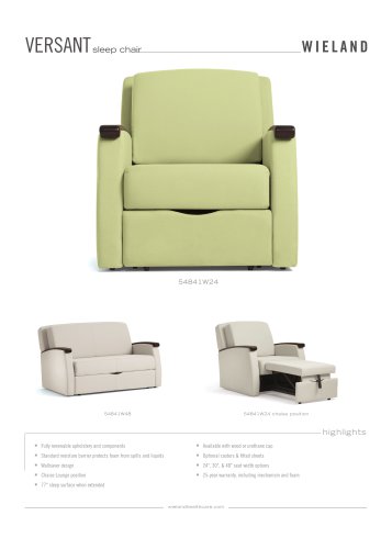 VERSANT sleep chair