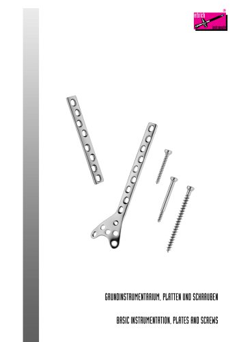 Basic Instrumentation, Plates and Screws