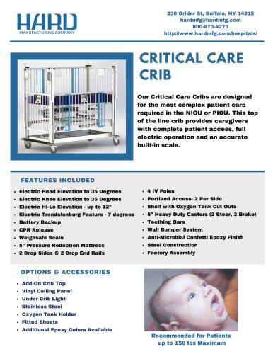 Critical Care Crib