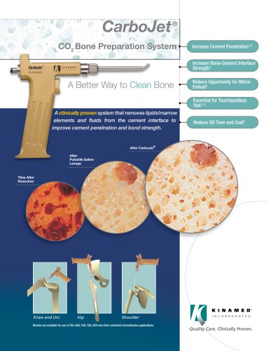 CarboJet CO2 Bone Preparation