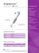 Manual balloon catheter pump Angiopower™