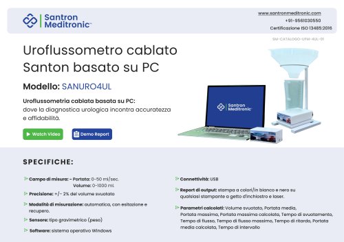Santron Pc based Uroflowmeter