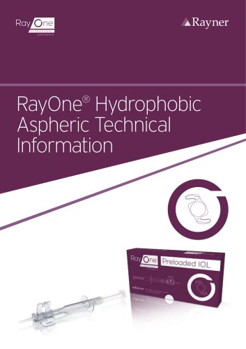 RayOne®  Hydrophobic Aspheric Technical Information