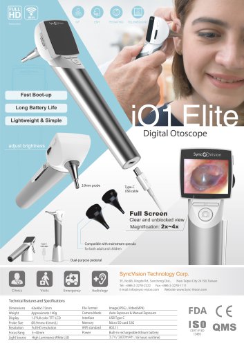 Video Otoscope-iO1 Elite