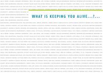 Brochure - What is keeping you alive?