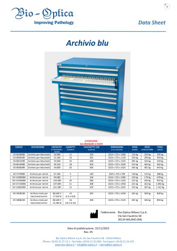 Archivio blu