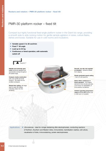 PMR-100 platform rocker ? adjustable tilt