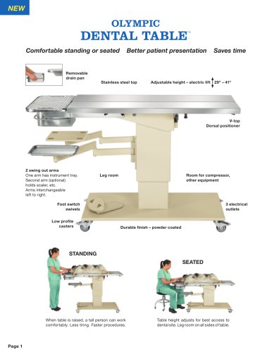 Olympic Dental Table