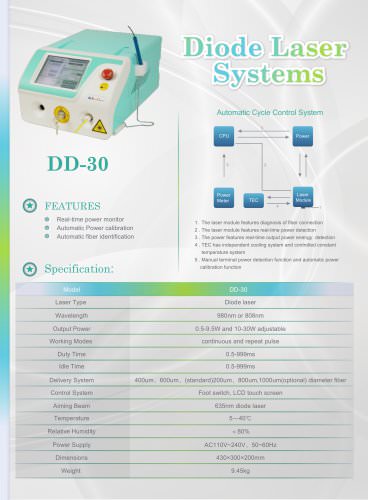 DIODE LASER SYSTEM DD-30