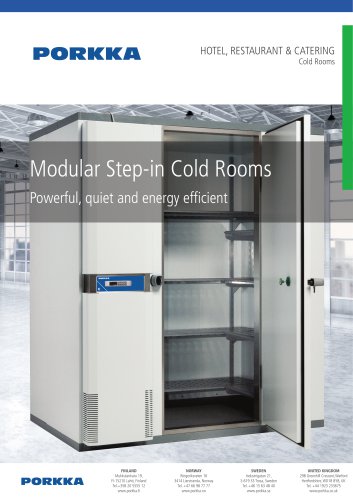 Modular Step-in Cold Rooms