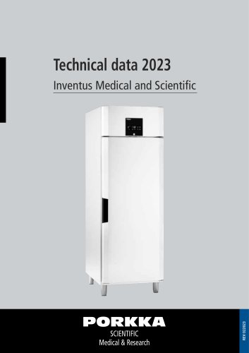 Technical data 2023 Inventus Medical and Scientific